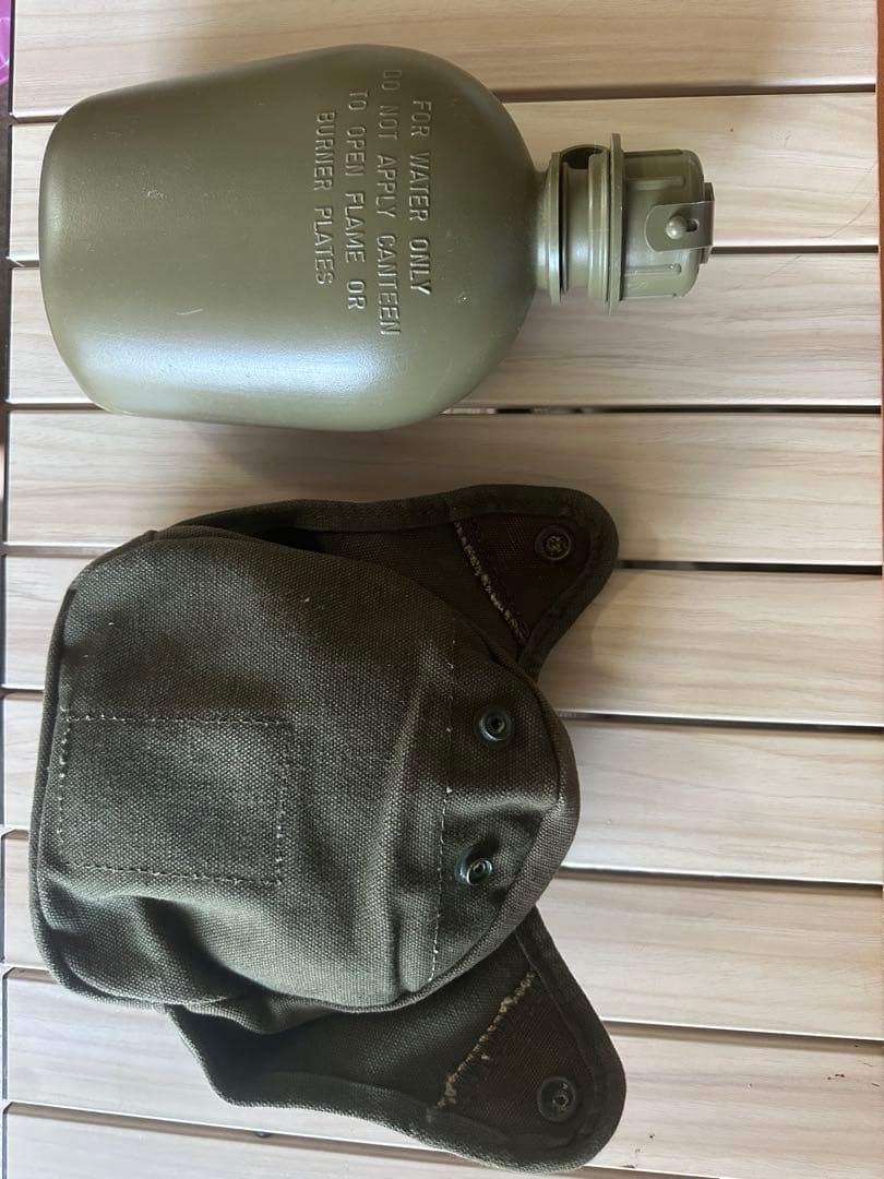 米軍実物　80年代　アリスパック　ラージサイズ　フレーム付　＋水筒　カバー付き