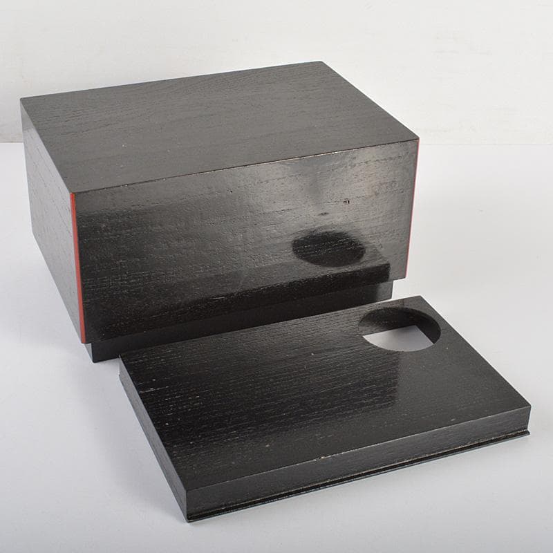 茶道具　黒面朱茶箱　田中香泉作茶碗　振出など　九点　一式　V R6918