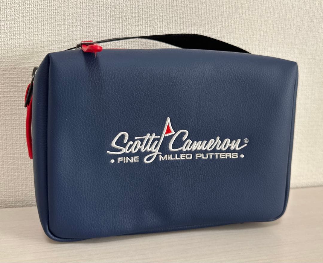 Scotty Cameron ラウンドポーチ/ネイビー
