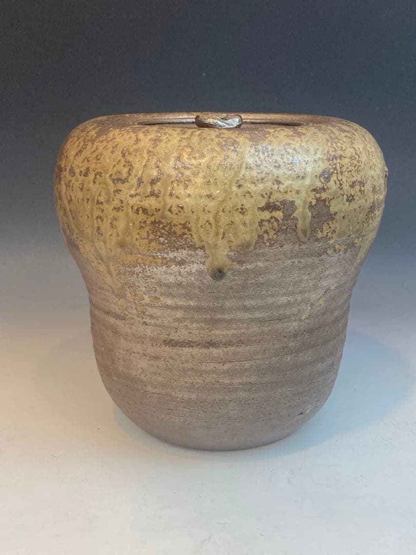 小西陶古 作 備前焼肩張水指 箱なし 茶道具