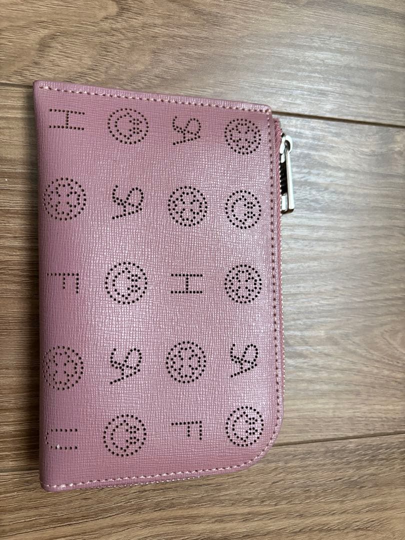 サロン・ド・アルファード　ピンク 二つ折り財布