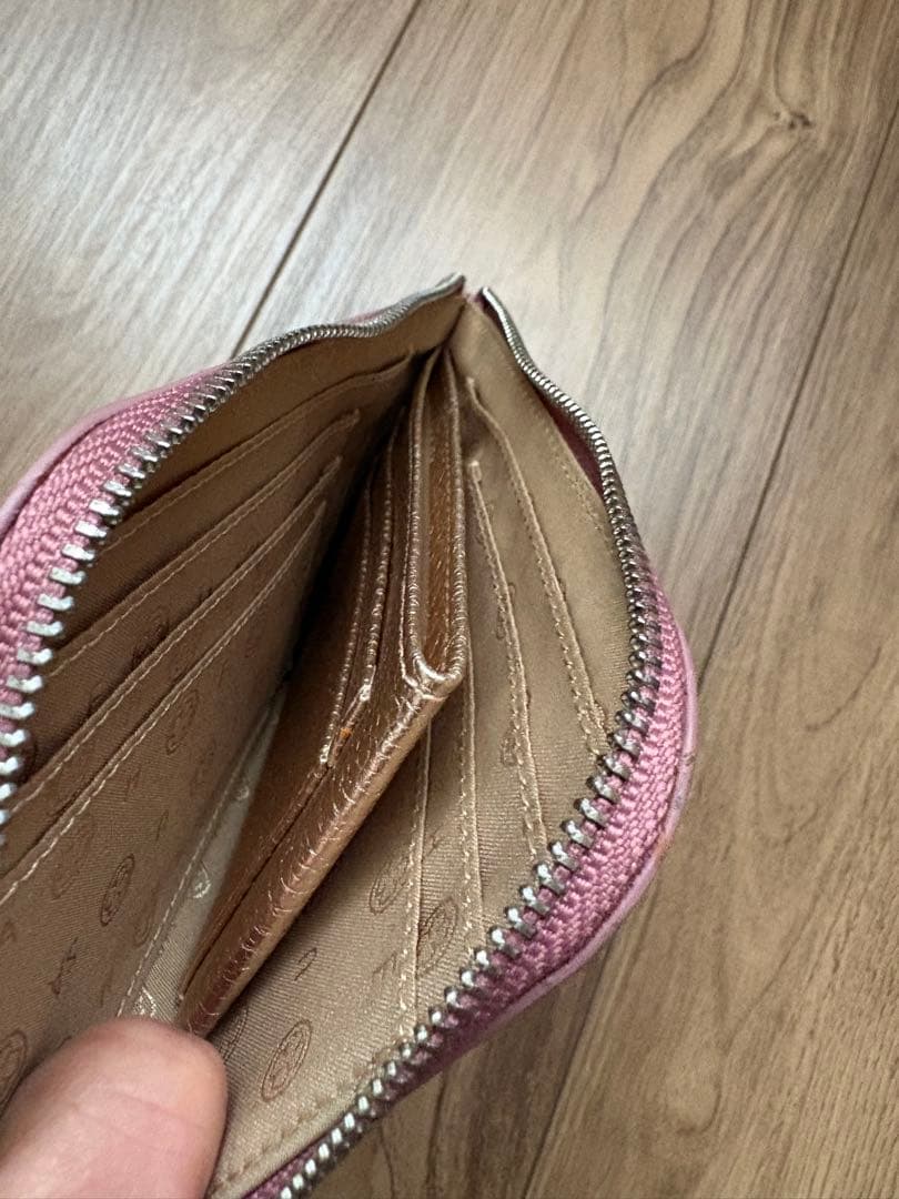 サロン・ド・アルファード　ピンク 二つ折り財布
