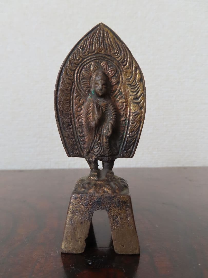 中国 北魏時代　金銅釈迦如来立像 / 仏像 石仏 古銅 観音像 仏教美術 唐物