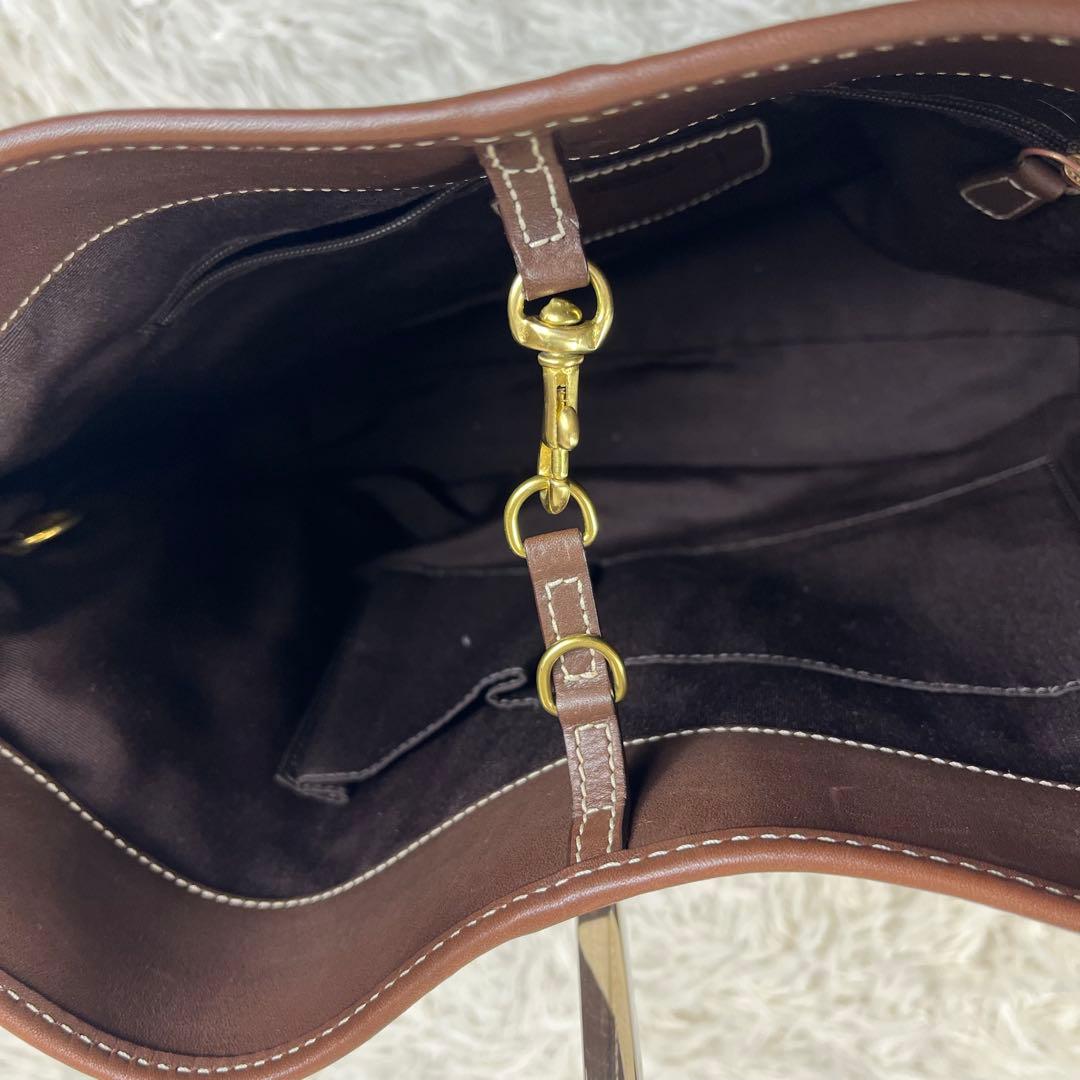 【希少】COACH キャンバス×レザー ワンショルダーバッグ レガシー