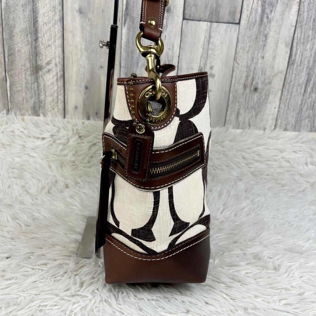 【希少】COACH キャンバス×レザー ワンショルダーバッグ レガシー