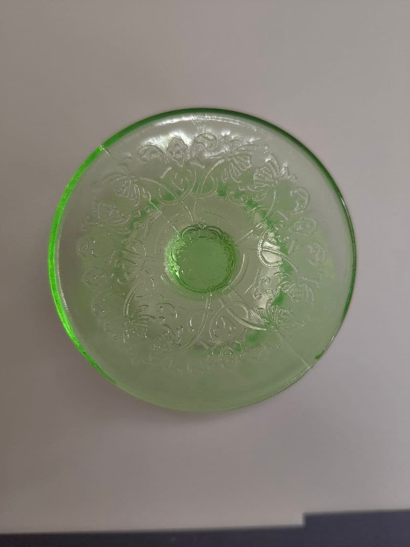 ウランガラス　シャーベットグラス　２つ