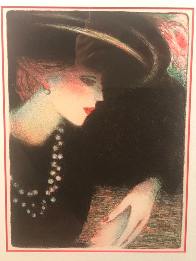 カシニョール　「バルバラ」　リトグラフ　サイン・エディション無し