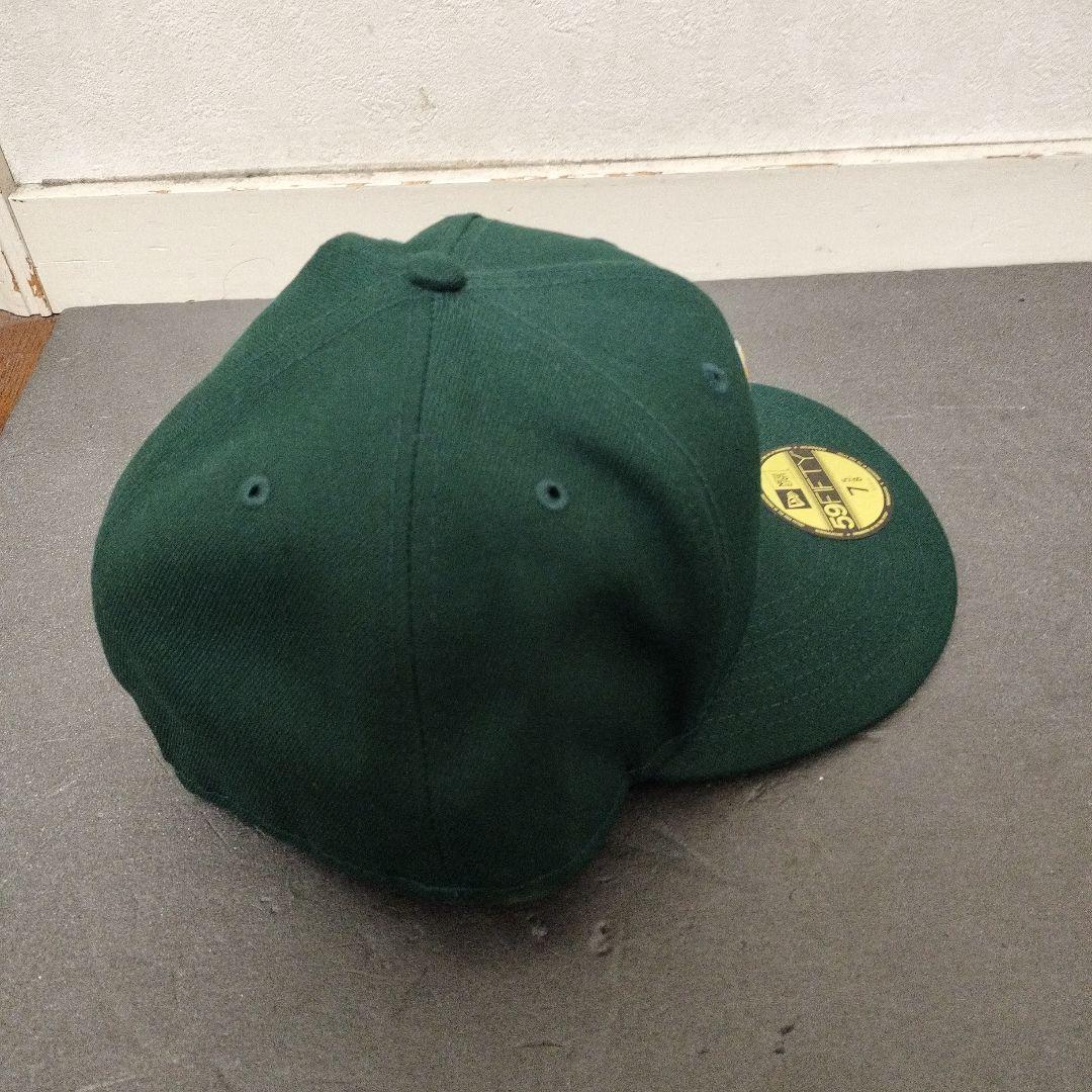 New Era 59FIFTY Supreme ダークグリーン キャップ