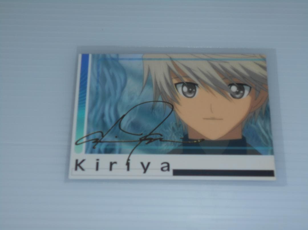 シャイニングティアーズ　トレカ　特典　プロモ　箔押し　サイン　kiriya