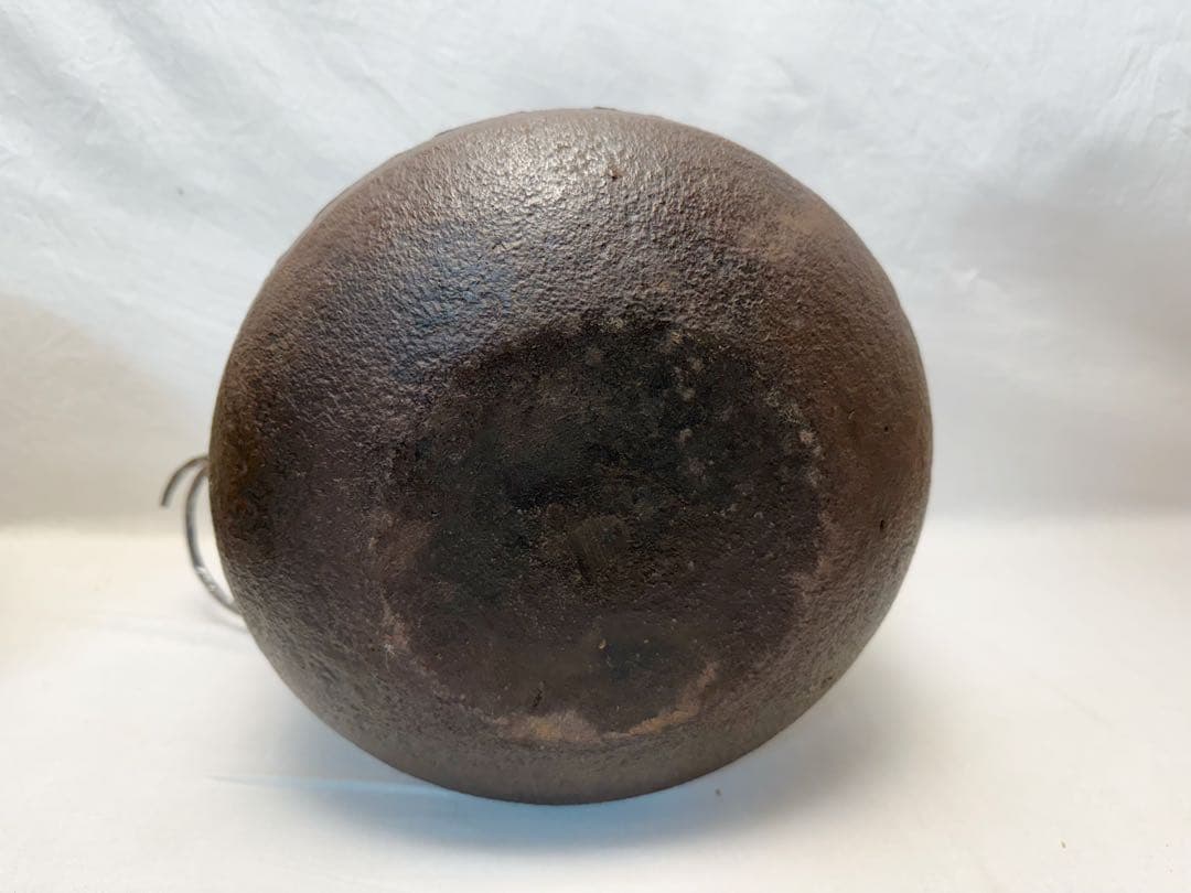 茶道具 織部 野々田商店製 風炉型 電熱器 釜2点セット 紙箱