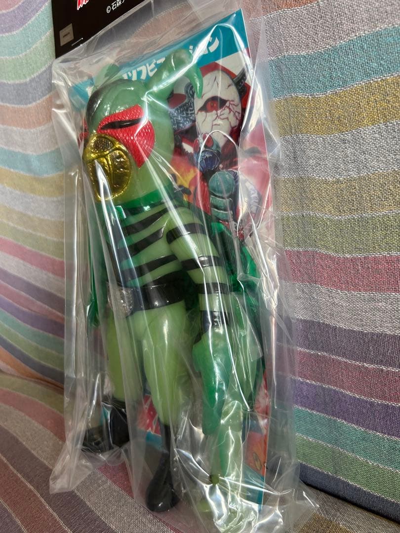 メディコム・トイ×東映レトロソフビ★カマキリ男 （鎖カマVer.）+ミニソフビ