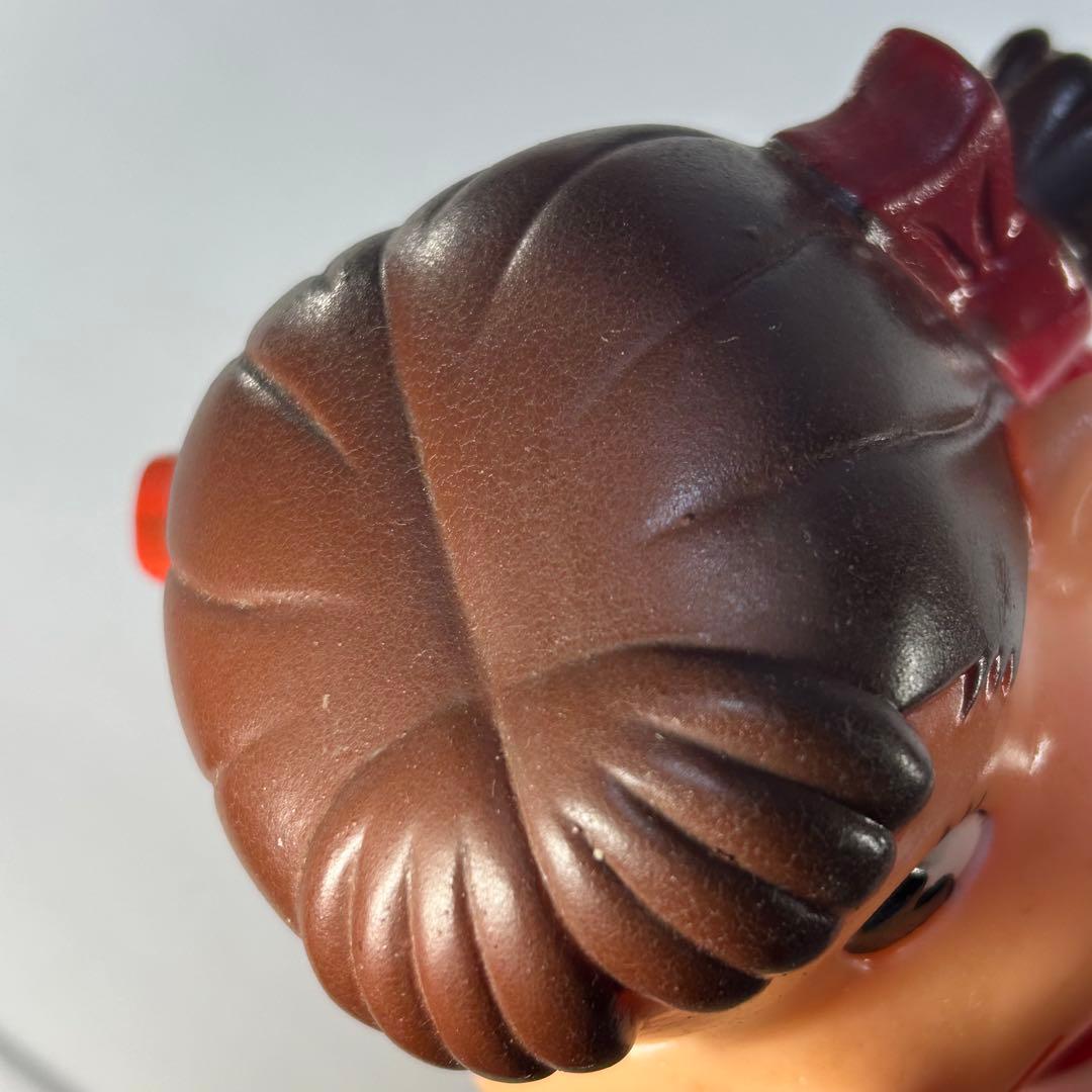 不二家　ペコちゃん　ソフビ貯金箱　レトロ