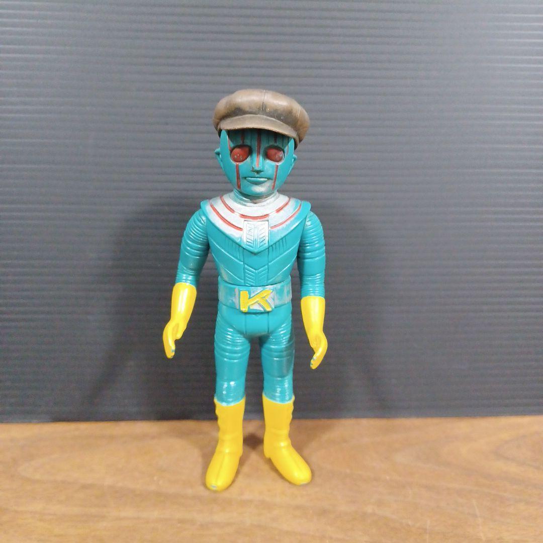 当時物 　ポピー製「ロボット刑事ｋ」ミドルサイズ　希少ソフビフィギュア