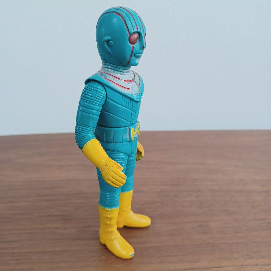 当時物 　ポピー製「ロボット刑事ｋ」ミドルサイズ　希少ソフビフィギュア