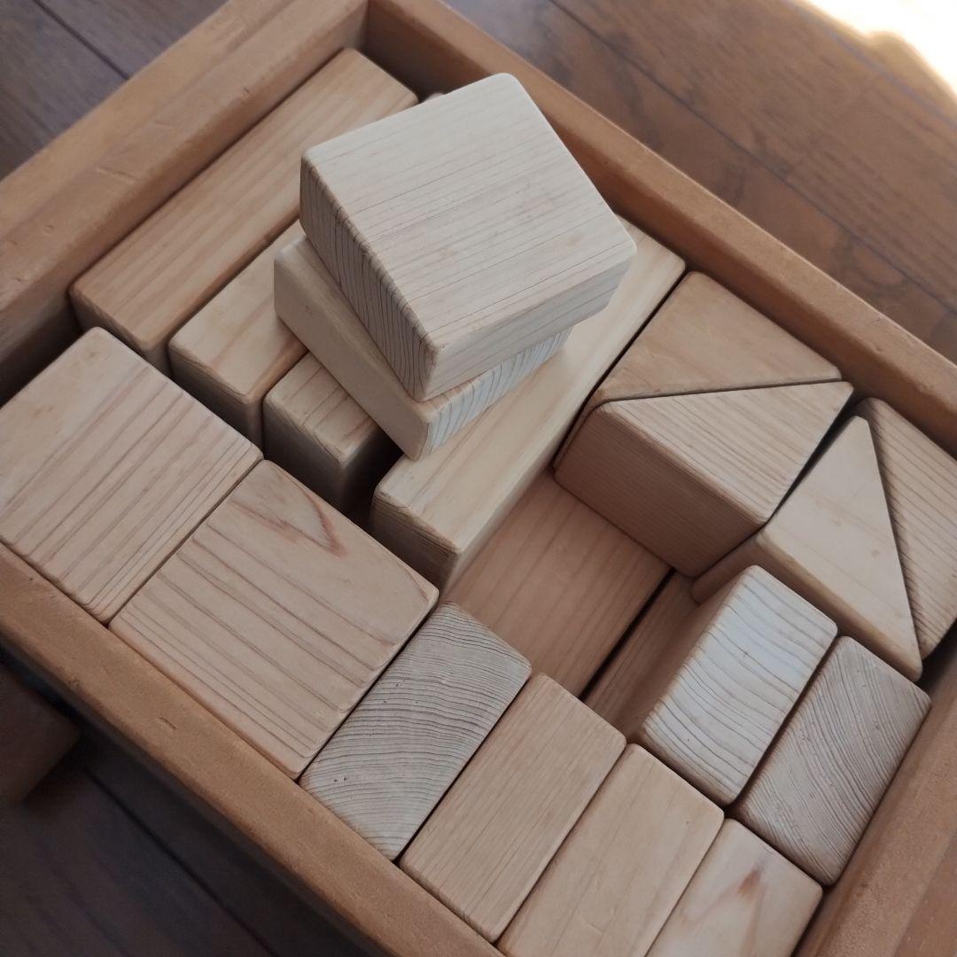 Hug Hug 檜　国産ヒノキ木製積み木セット