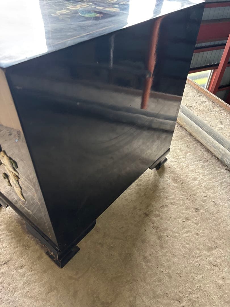 韓国 中国 唐木 螺鈿 象嵌 漆 キャビネット 箪笥