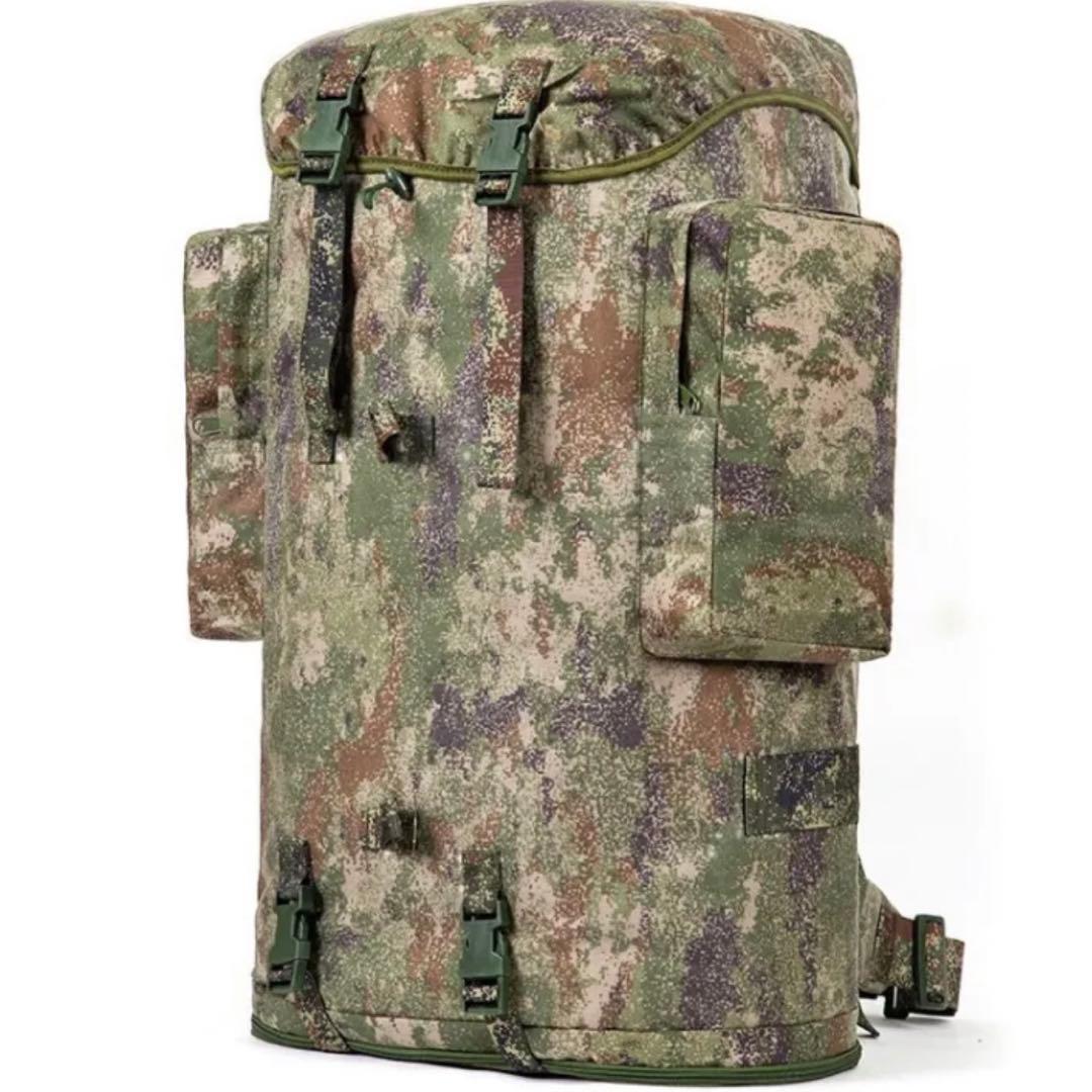 中国人民解放軍最新型21式迷彩星空迷彩リュックサック　大容量　鉄骨入り　携行具