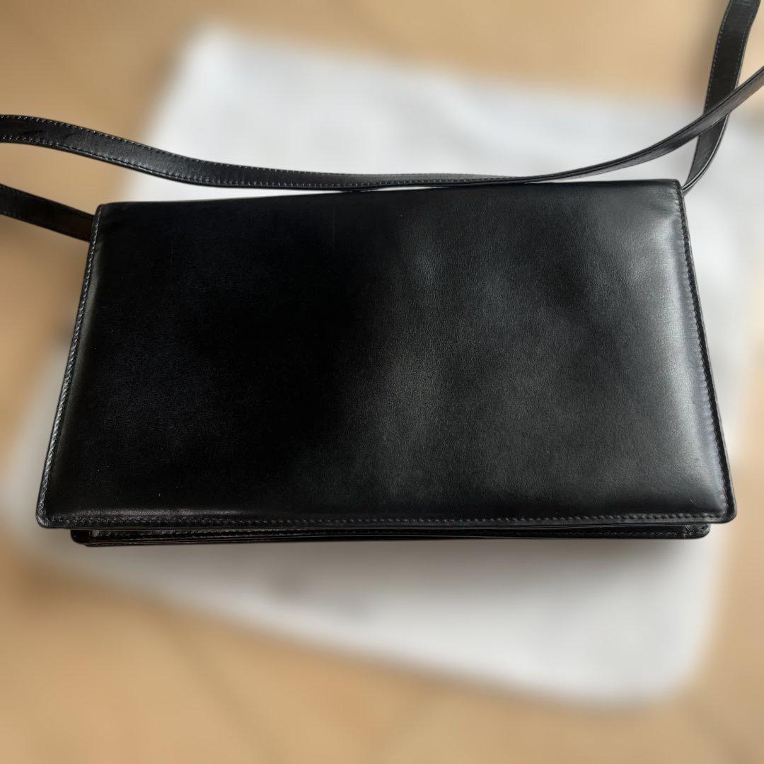 GUCCI リボンデザイン 黒 パーティーバッグ