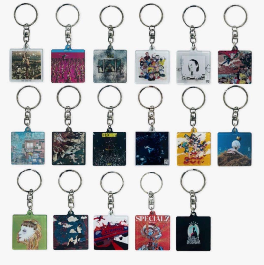 s*a様 【未開封】King Gnu CDジャケットアクリルキーホルダー　キーチ