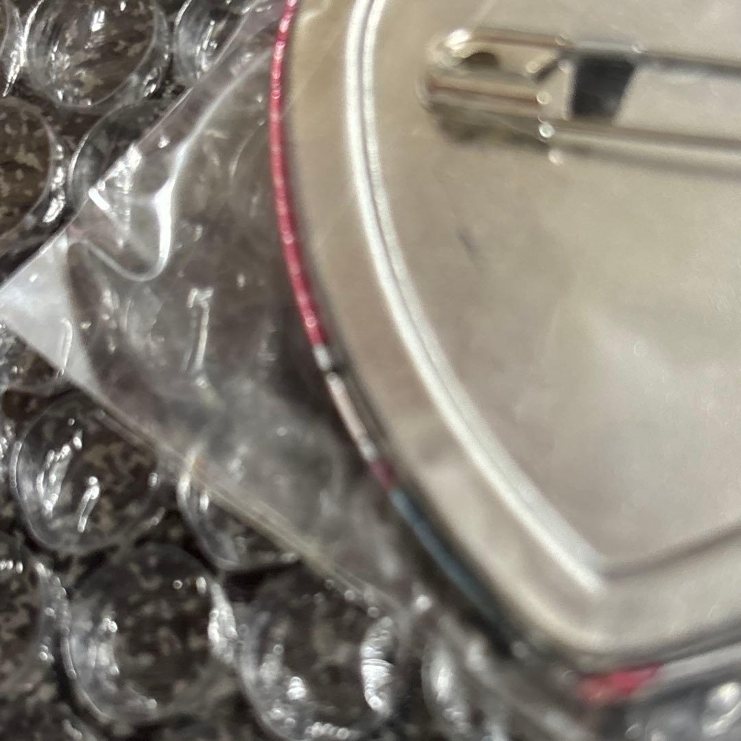 綾波レイ　ハート缶バッジ 新世紀エヴァンゲリオン EVANGELIONクランチ