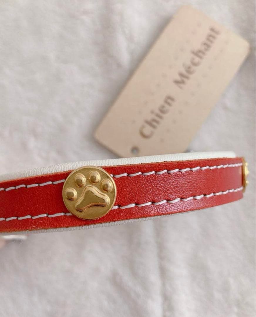 Chien Mechant 本皮ハーフチョーク&本皮リードセット