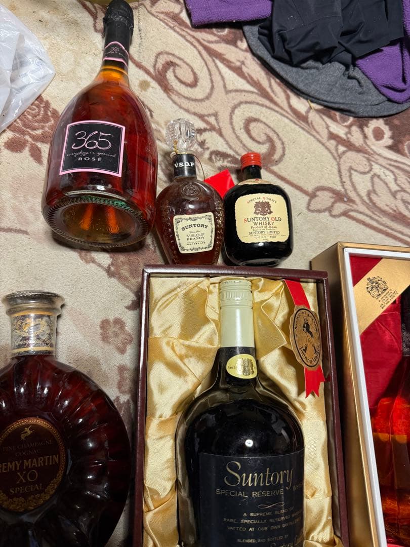 ウイスキーとブランデーのセット　6本