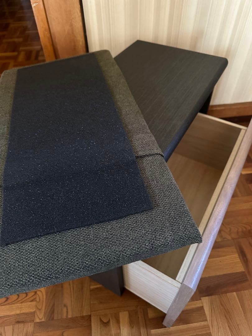 新品未使用 家具職人がつくる 収納付きスツール FranceBed