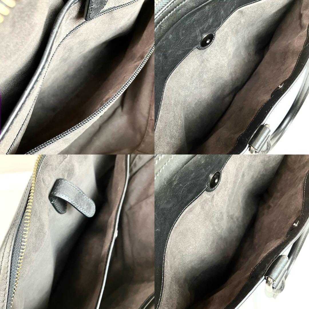 【極美品】コーチ メトロポリタン ブリーフケース 2way ロゴ ブラック