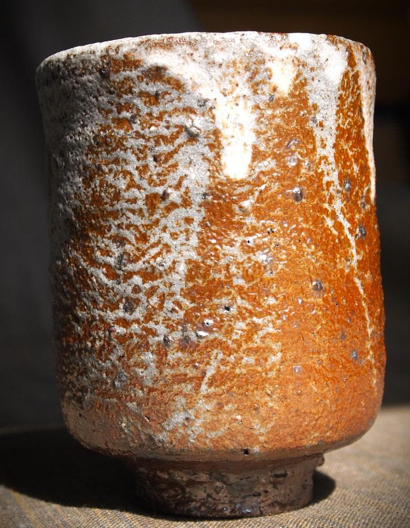 人気作家★中川恭平【師＆父：中川自然坊】★粉引唐津湯のみA