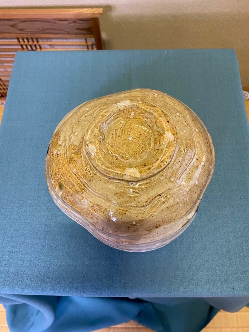 茶道具/片口菓子鉢 加藤光右衛門作 山十窯 美濃伊賀焼 共箱