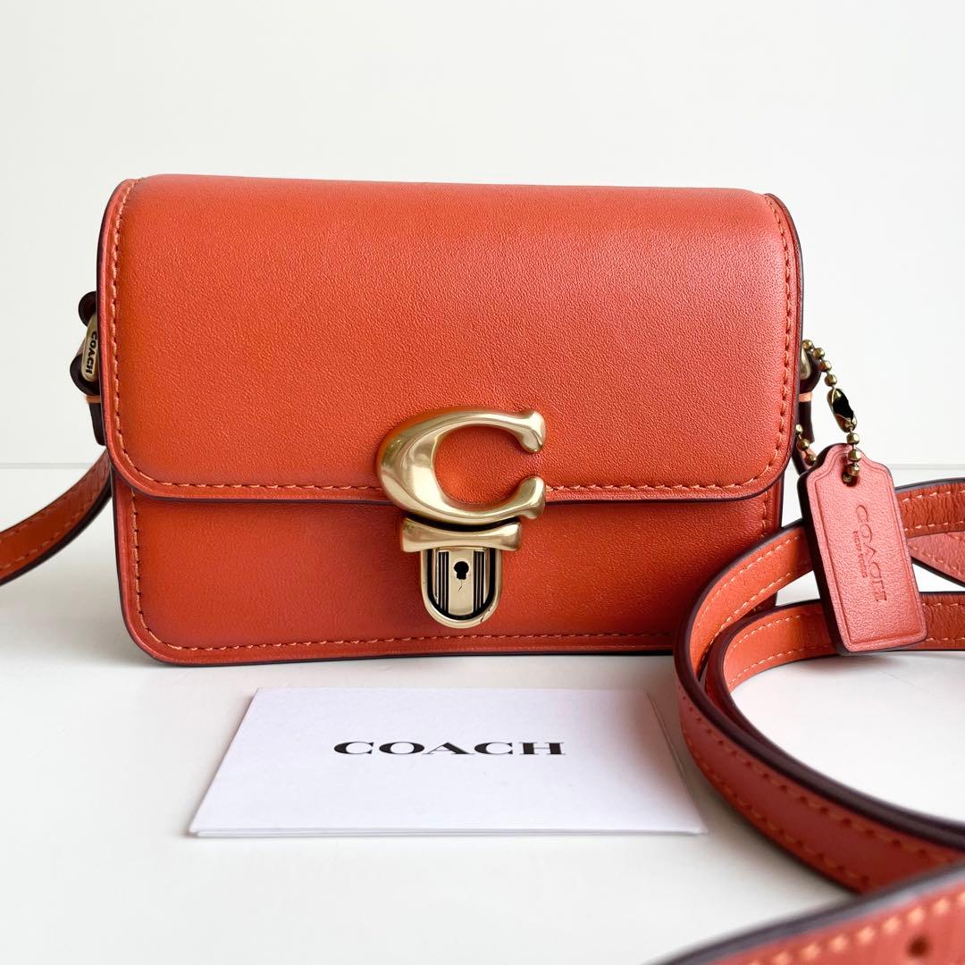 コーチ COACH ショルダーバッグ ストゥディオ 12 Cロゴ レザー 新品
