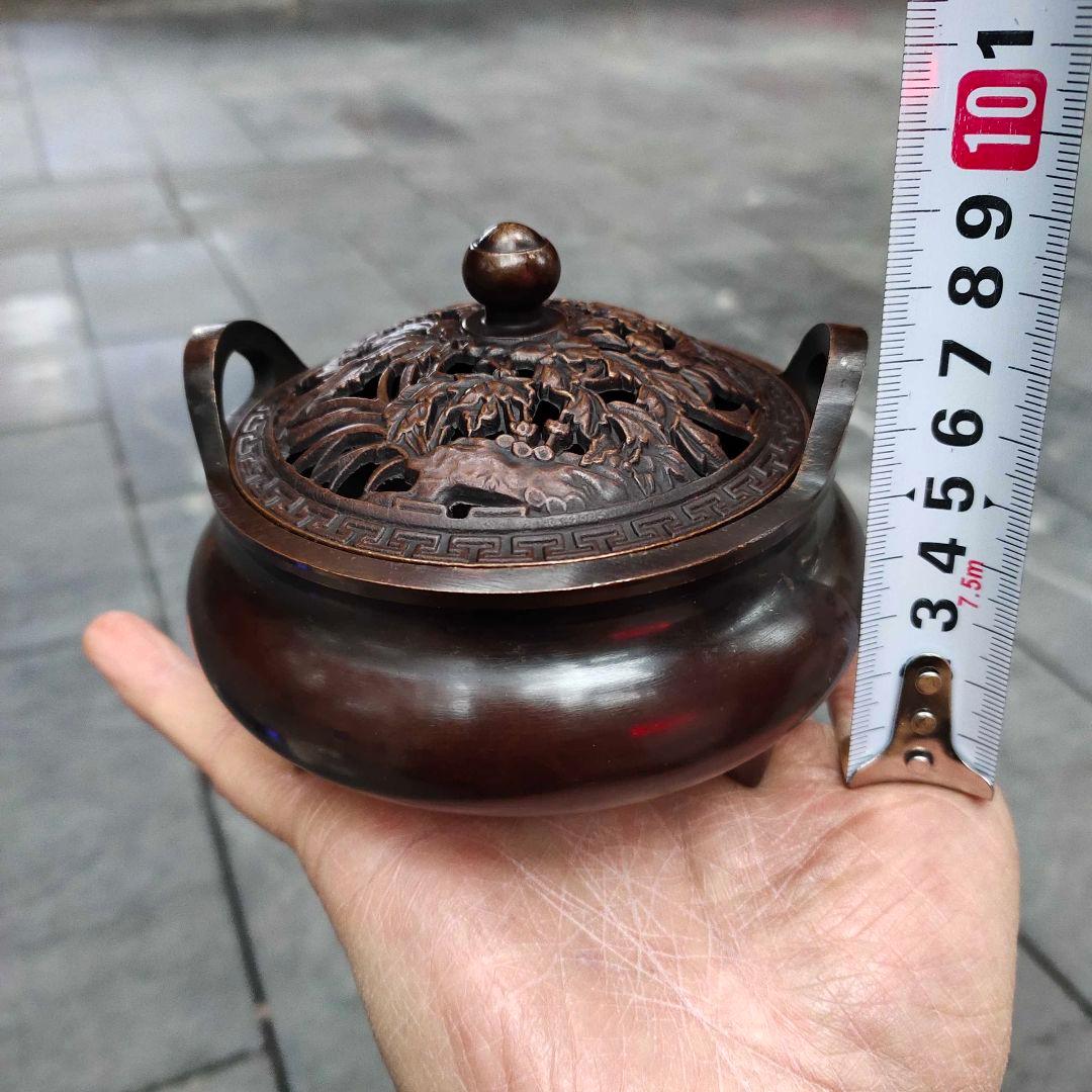 宣徳炉 銅製 工芸品 美術品 置物