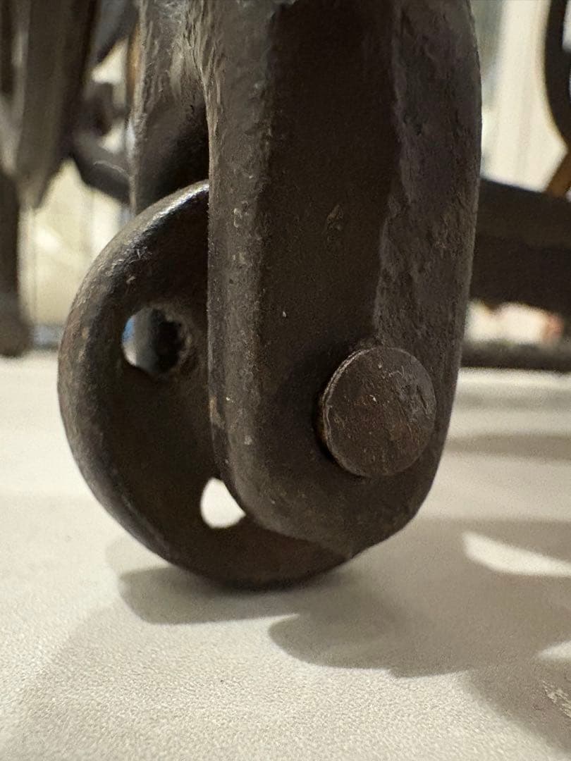 ビンテージアイアン脚テーブル