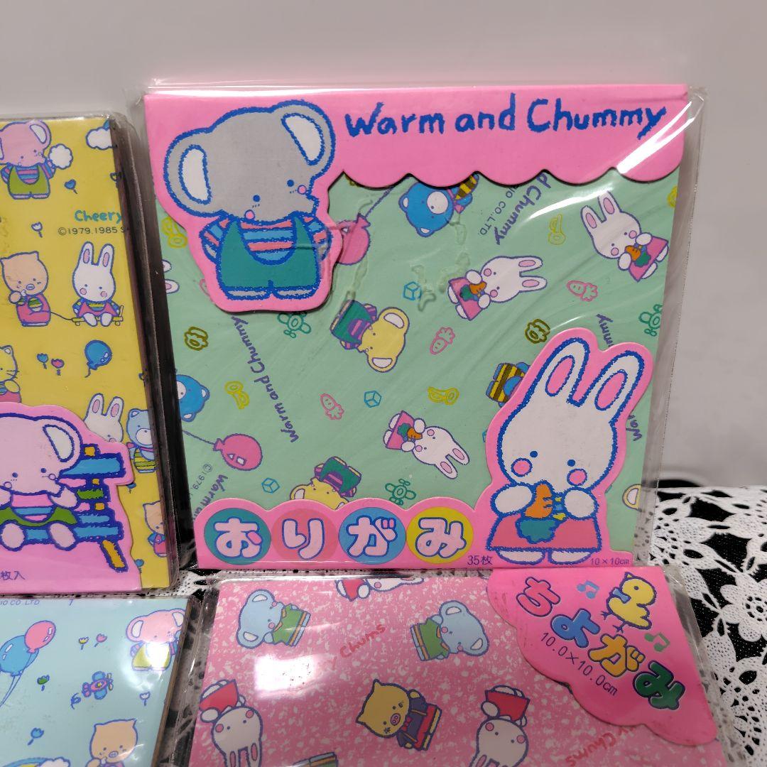 の*ん様 サンリオ チアリーチャム 折り紙 ちよがみ 昭和レトロ 1980年代