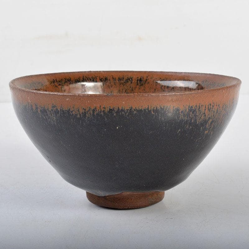 中国　南宋　建窯　兎毫盞　禾目天目茶碗　M　R4465