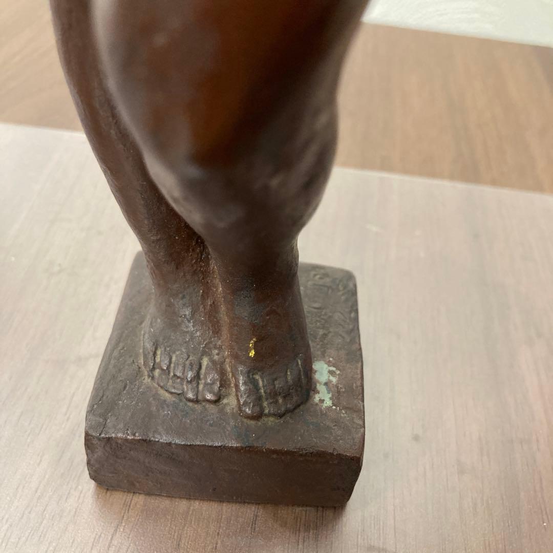 【藤井浩佑作】　ブロンズ像