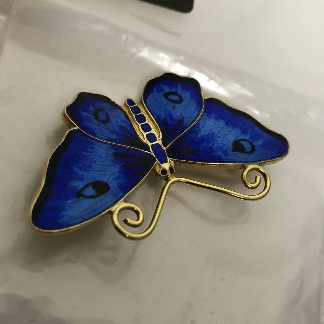 ノルウェー　ブローチ　蝶　2個セット　蝶々
