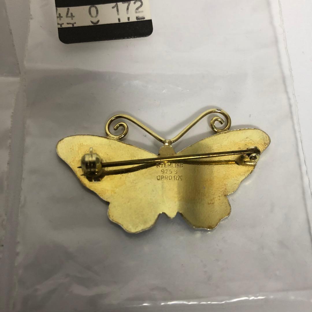 ノルウェー　ブローチ　蝶　2個セット　蝶々