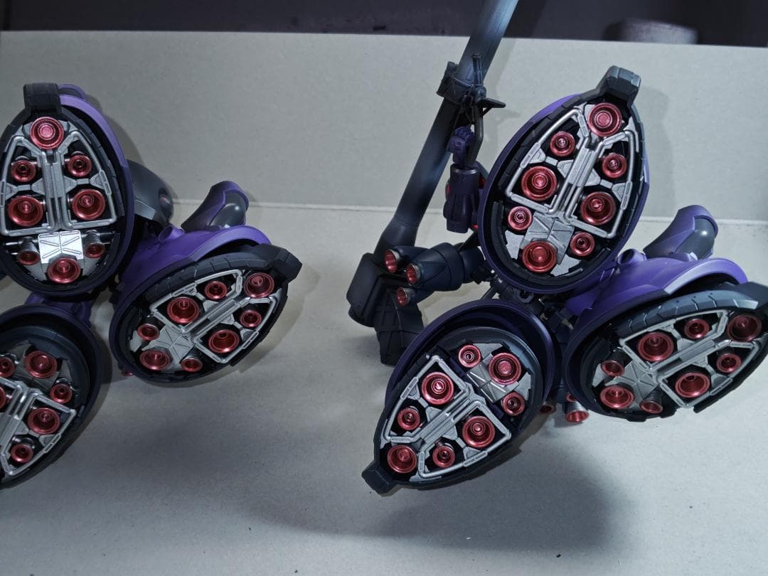 マ*サ様 HG-リックドム（GQ）ガイア機/オルテガ機全塗装完成品2体セット