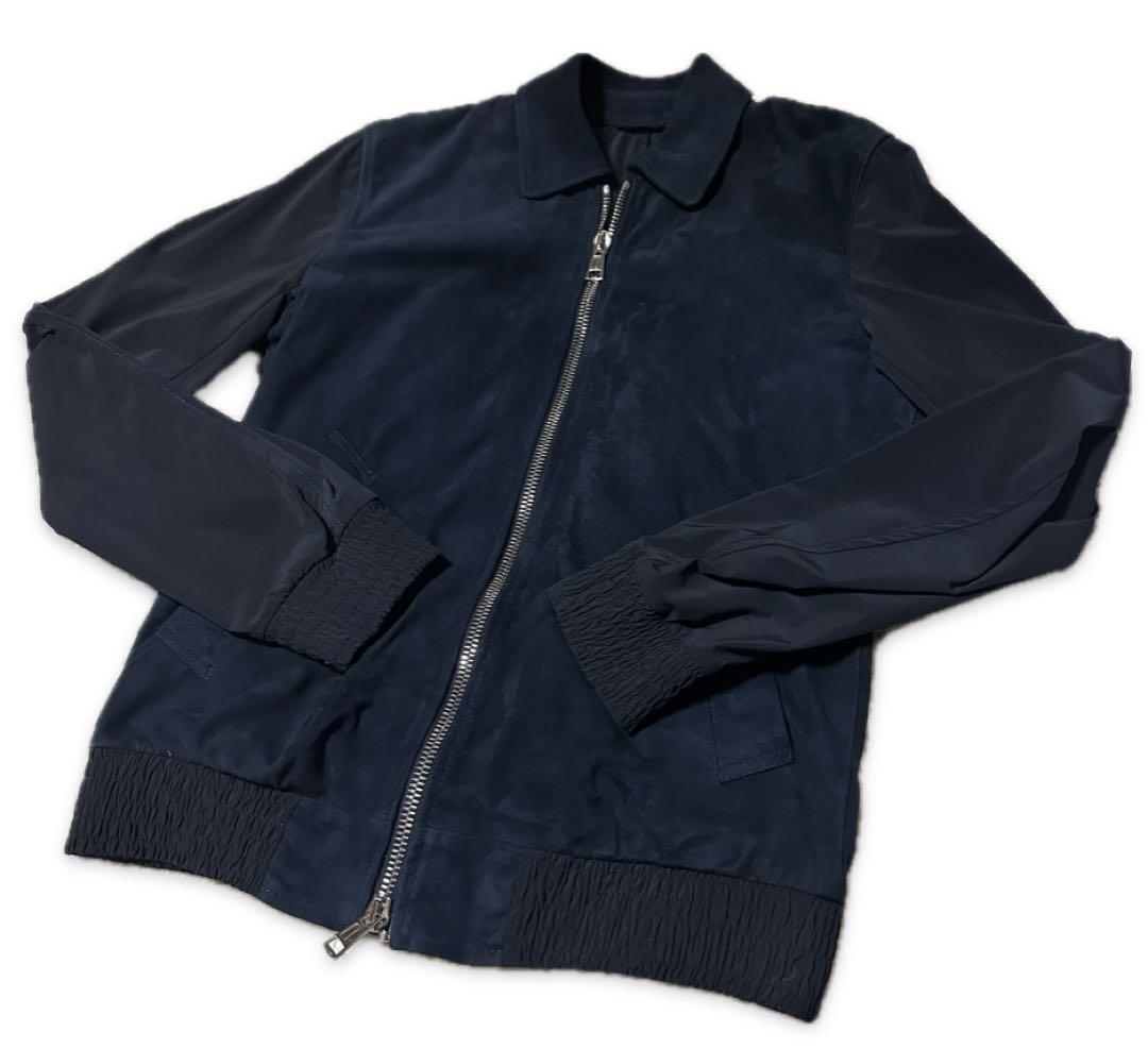 定価20万1piu1uguale3×EMMETI スウェードジャケット Ⅲ