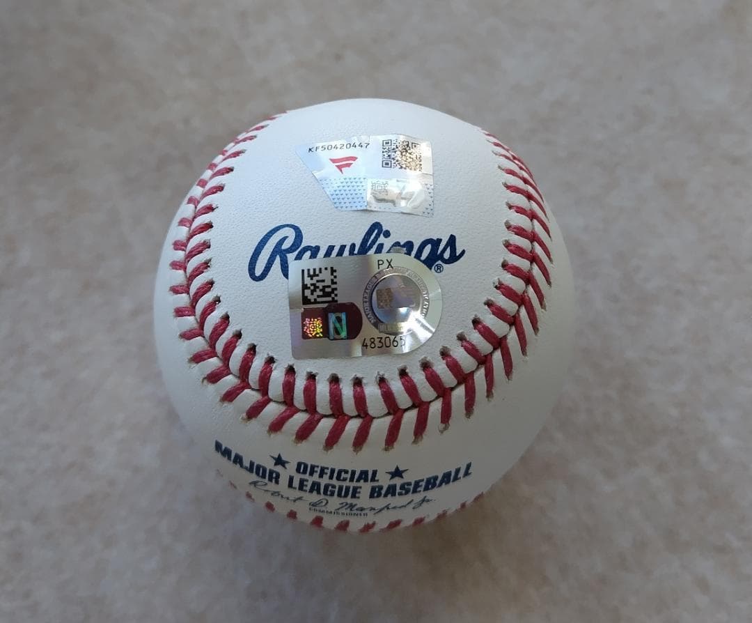 ドジャース　佐々木朗希選手　サイン入り　MLB公式ボール