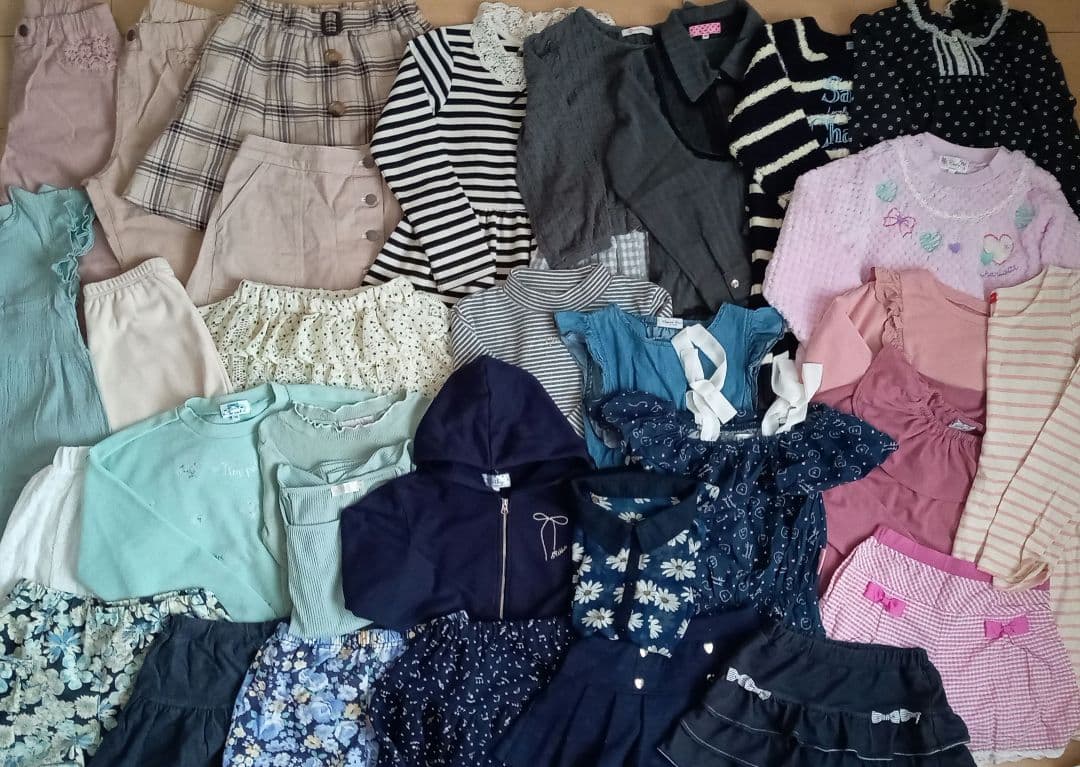 大量セット33点　一着400円　anyFAM　女の子130㎝～まとめ売り