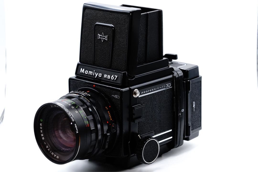 Mamiya RB67 pro sd中判カメラ 65mmレンズ付き