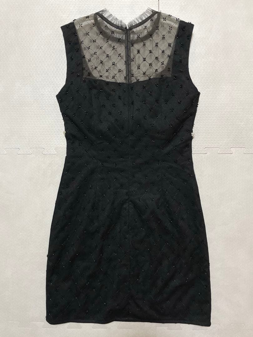 JEWELS ジュエルズ キャバクラ ドレス ビジュー リボン シアー チュール