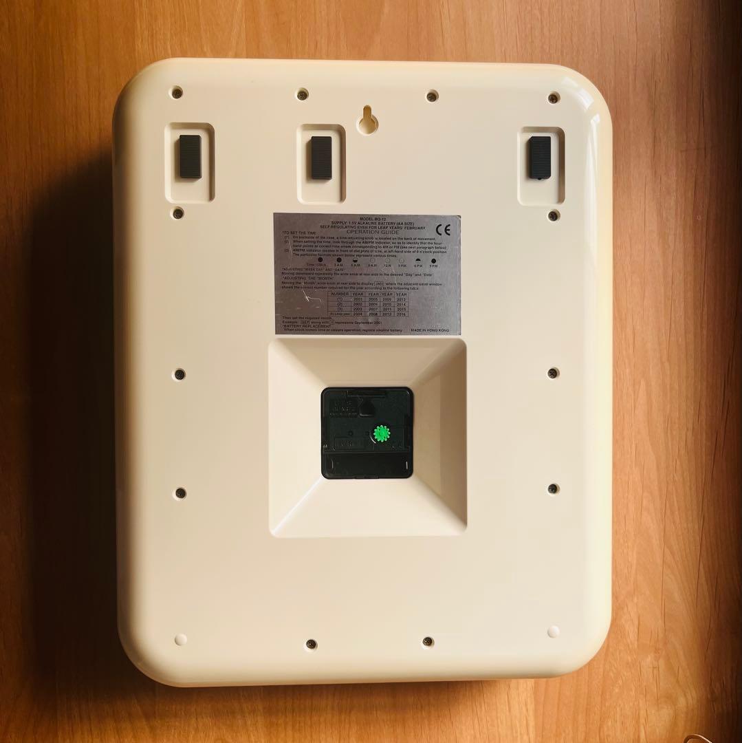 TWEMCO 自動カレンダー クォーツ掛時計　BQ-12