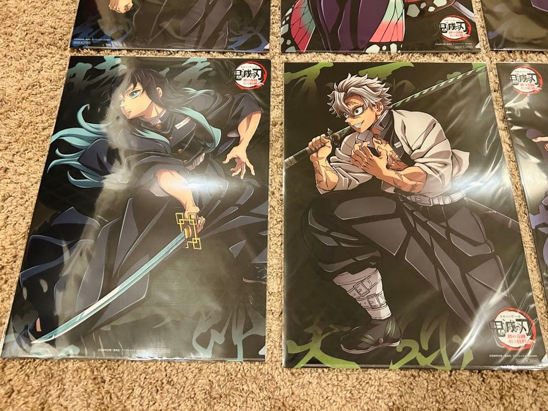 鬼滅の刃　ランチョンマットケース　ワールドツアー　8点セット