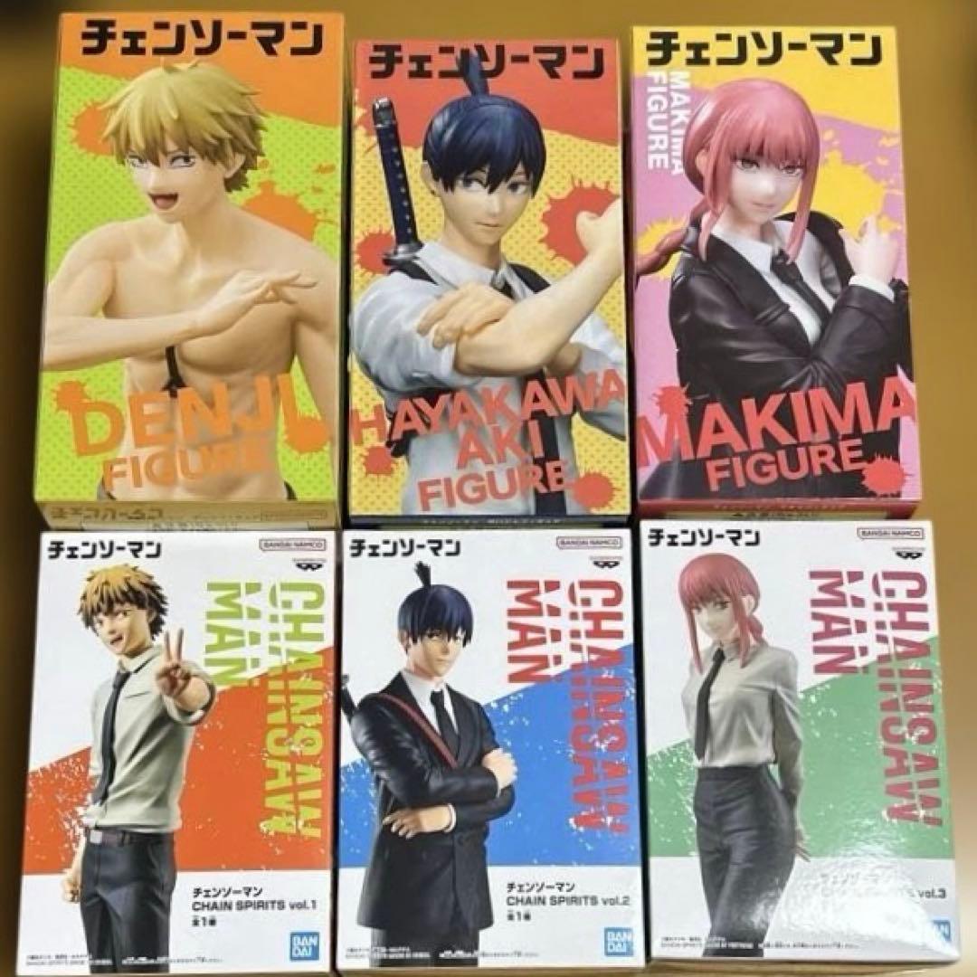 チェンソーマン フィギュア まとめ売り ６点セット　デンジ ★アキ ★マキマ