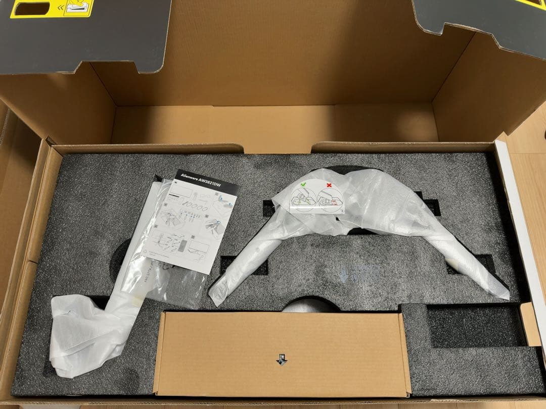 DELL Alienware AW3821DW WQHD+ 曲面ディスプレイ