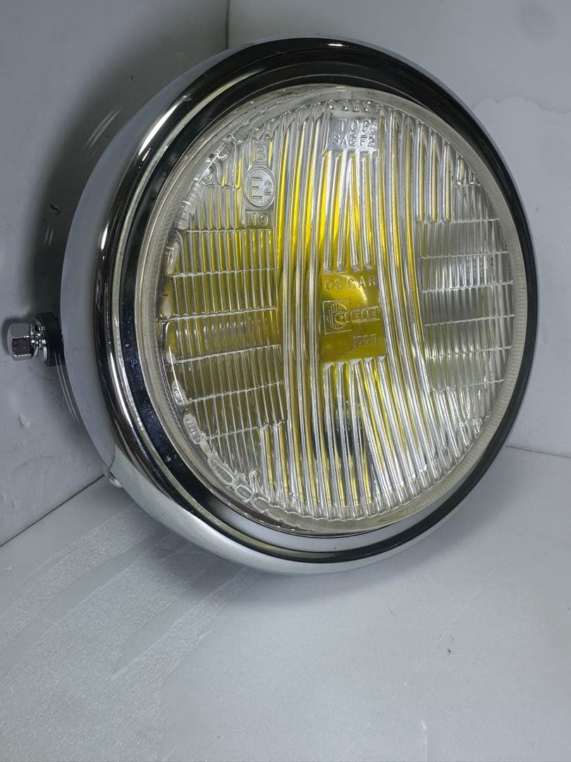 新品/当時物シビエスーパーオスカー凹みレンズ付きヘッドライトASSYマーシャル