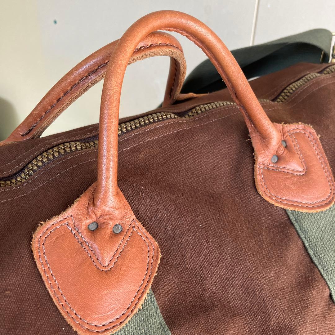 1980年代ビンテージ エルエルビーン レザーハンドル ボストンバッグ